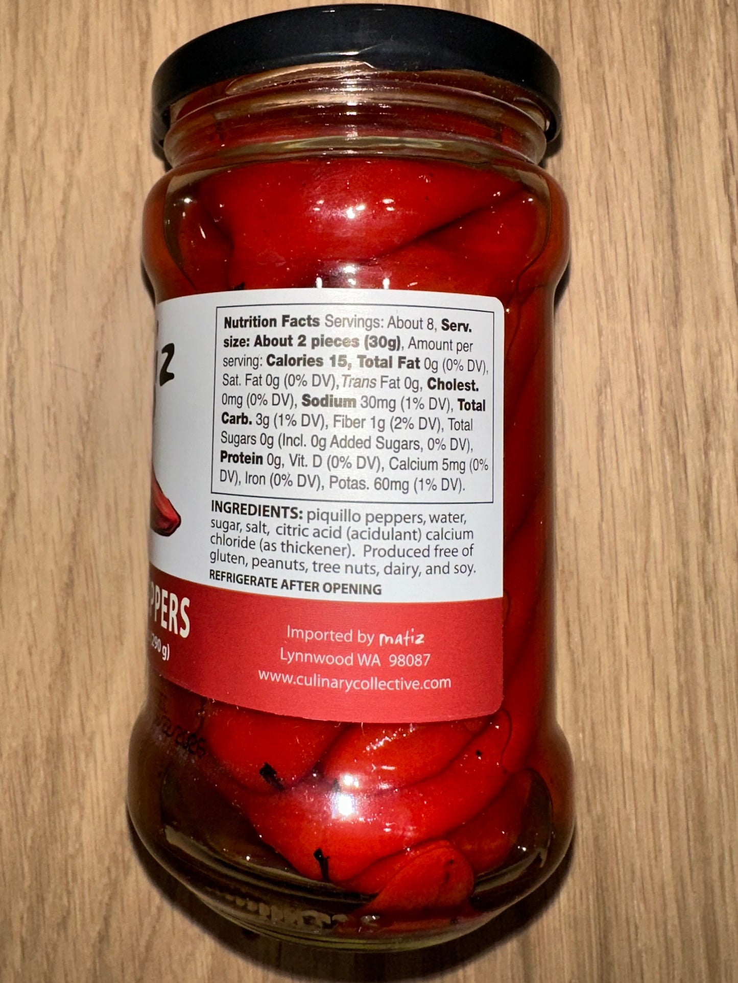 Made in Peru Matiz Piquillo Peppers - 10.2oz