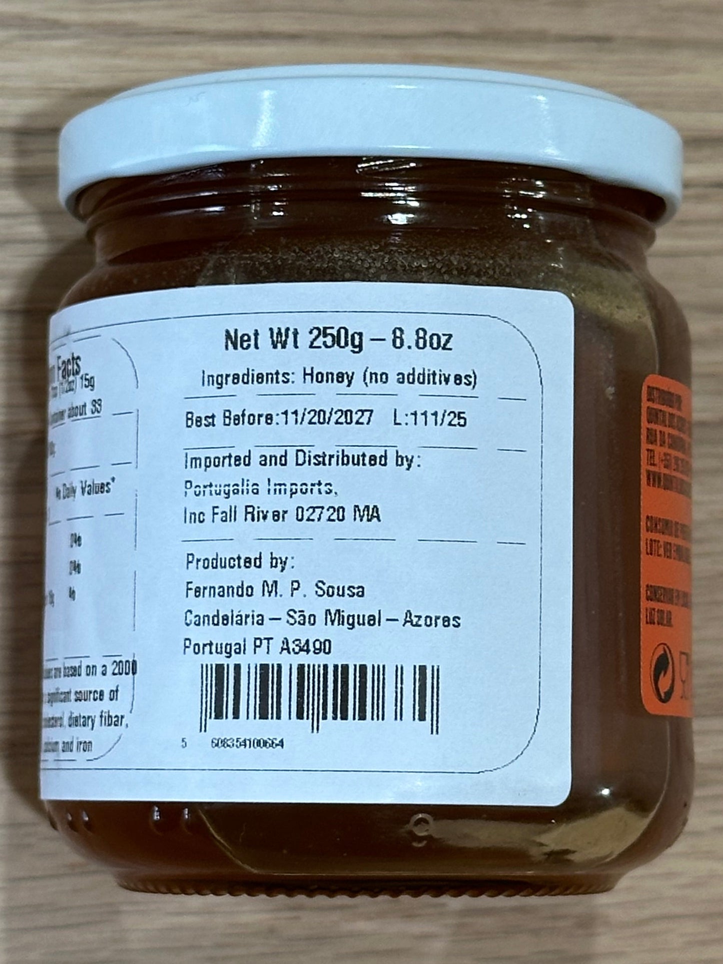 Made in Portugal Quintal Dos Açores Honey