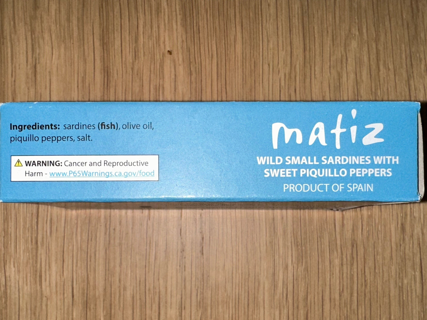 Matiz Sardinillas with Piquillo - 3oz Tin Packed in Spain