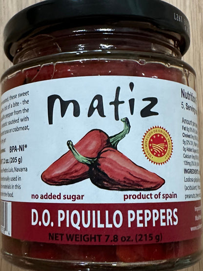 Matiz D.O. Piquillo Peppers - 7.6oz Packed in Spain