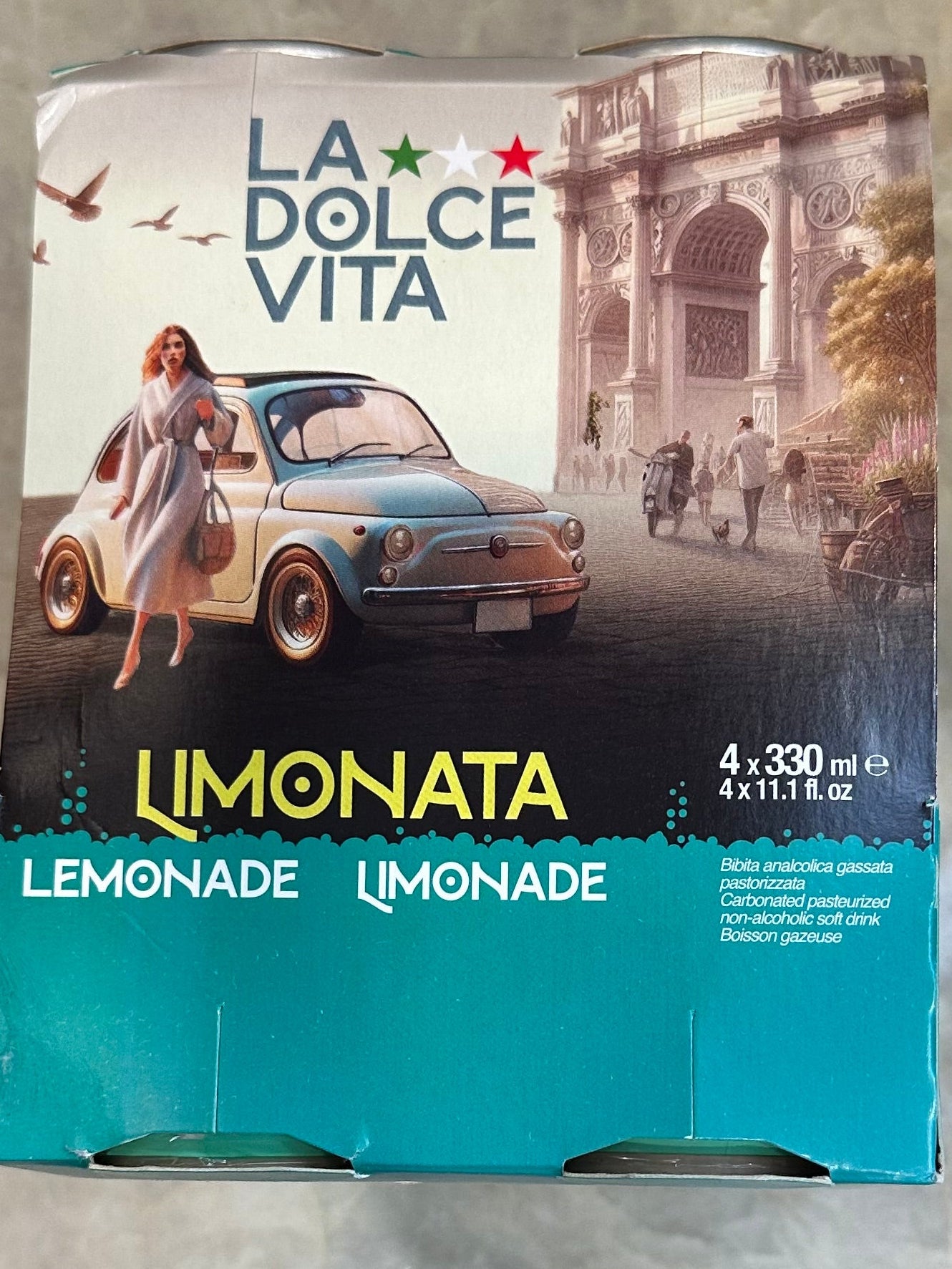 La Dolce Vita Limonata Soda – 4 Pack Made in Italy