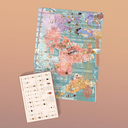 World of Coffee Puzzle Made in USA