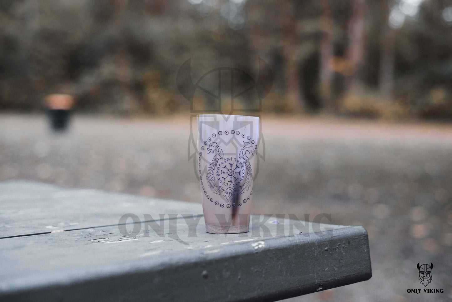 Drinking Horn Beer Stein
