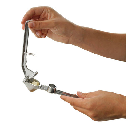3-in-1 garlic press, pitter, nutcracker
