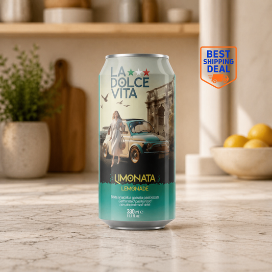 La Dolce Vita Limonata Soda – 4 Pack Made in Italy