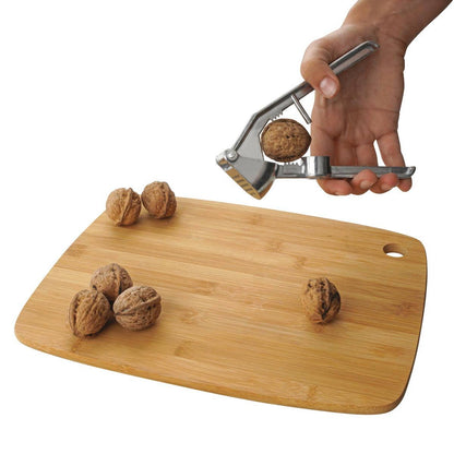 3-in-1 garlic press, pitter, nutcracker
