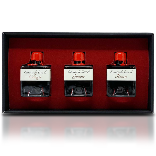 Made in Italy Balsamic Vinegar Gift Set Collection - 3 Barrel Types - IGP