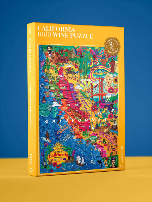 Made in USA California Wine Puzzle