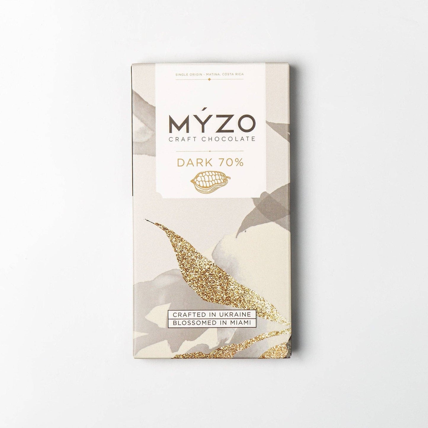 MYZO 70% Dark Chocolate | Single-Origin Costa Rican Cacao Bar Made in Ukraine