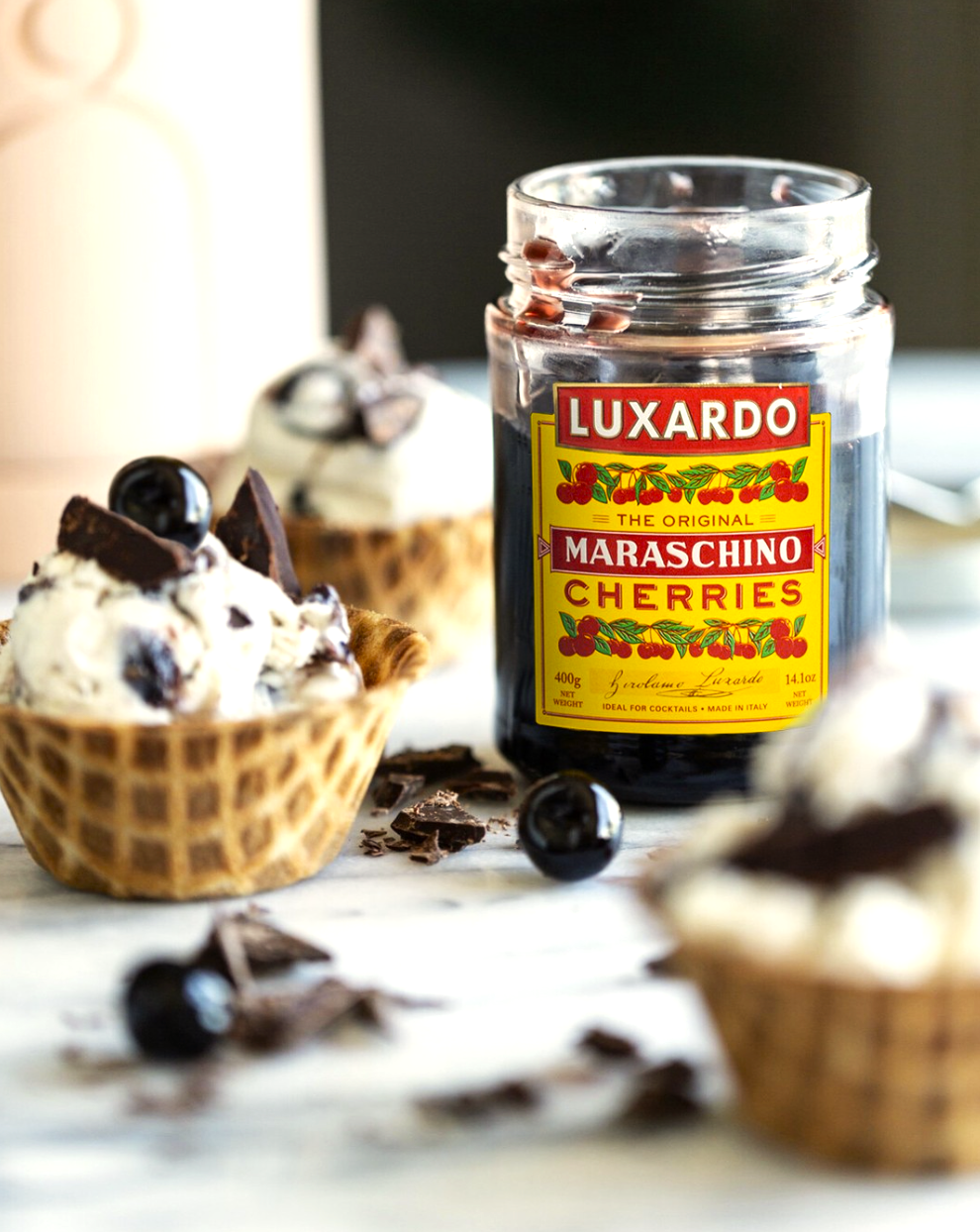 Luxardo Maraschino Cherries 14oz Made in Italy