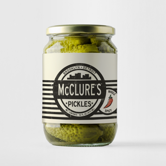 McClure's Spicy Dill Whole Pickles Bottled in USA