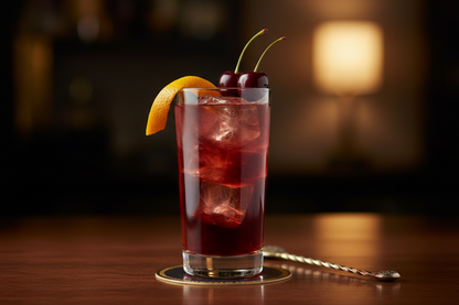Bordeaux Stemmed Dark Cherries Cocktail Garnish 10 oz