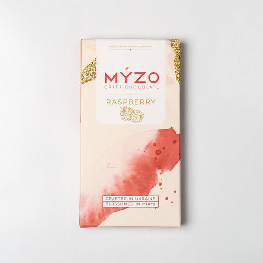 MYZO Raspberry Dark Chocolate | 70% Single-Origin Cacao Made in Ukraine