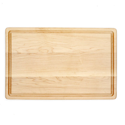 Large USA Made Premium Walnut Cutting Board 18x12" With Juice Groove