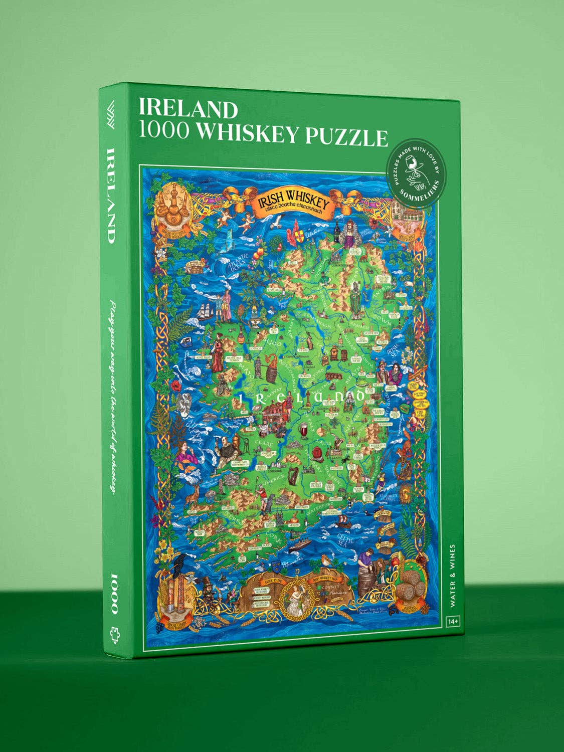 Irish Whiskey Puzzle Made in USA