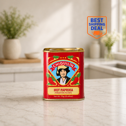 Chiquilin Hot Paprika 2.64 Ounce – Made in Spain in Metal Container
