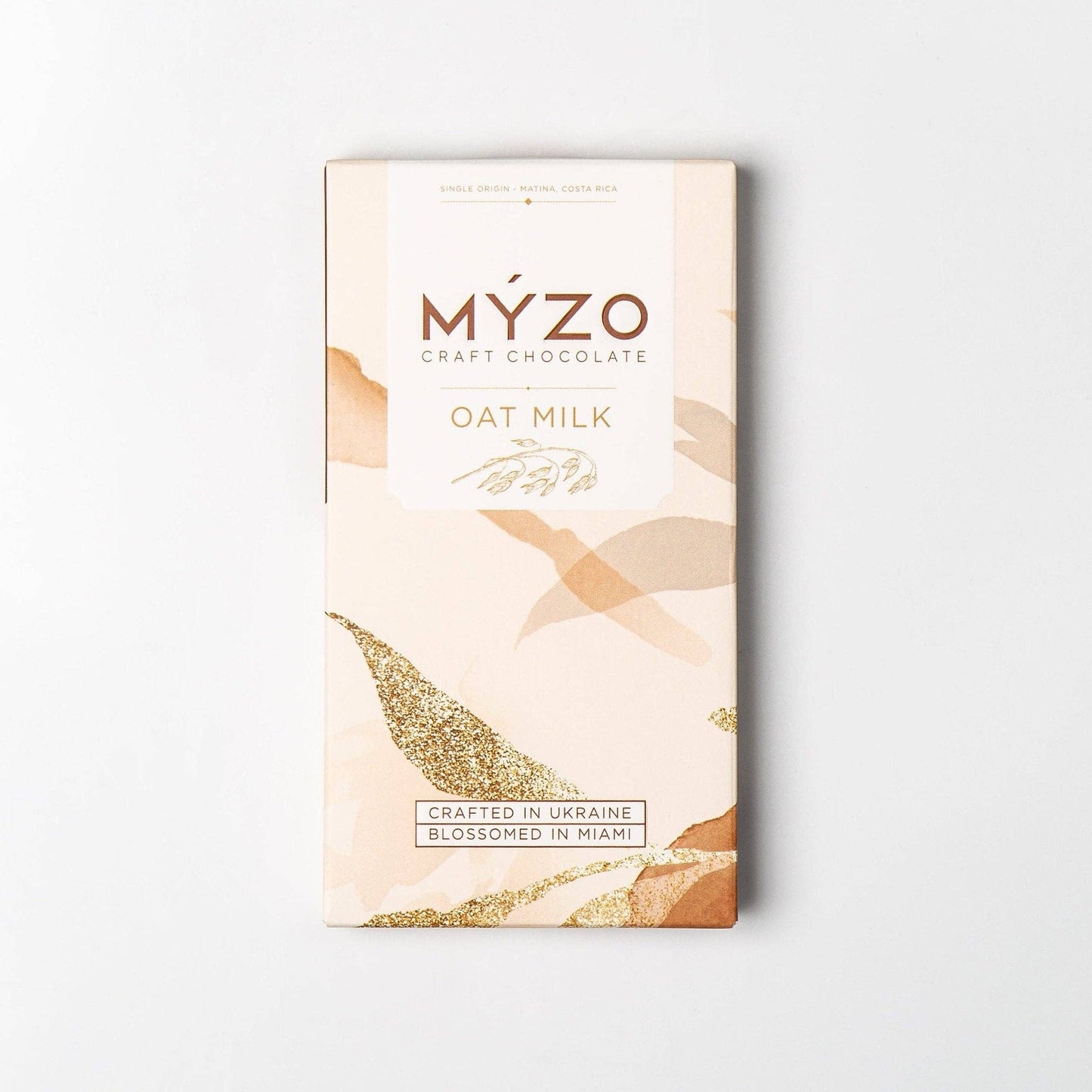MYZO Oat Milk Chocolate | 48% Vegan Bar with Single-Origin Cacao Made in Ukraine