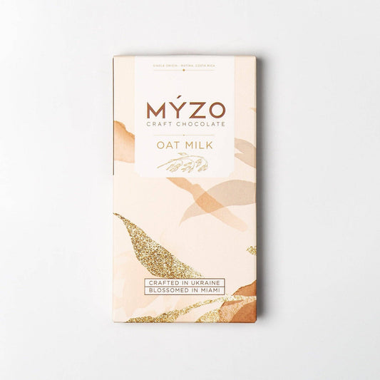 MYZO Oat Milk Chocolate | 48% Vegan Bar with Single-Origin Cacao Made in Ukraine