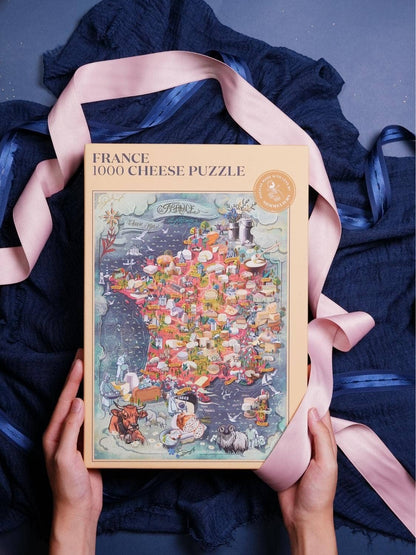 France Cheese Puzzle Made in USA