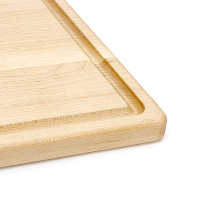 Large USA Made Premium Walnut Cutting Board 18x12" With Juice Groove