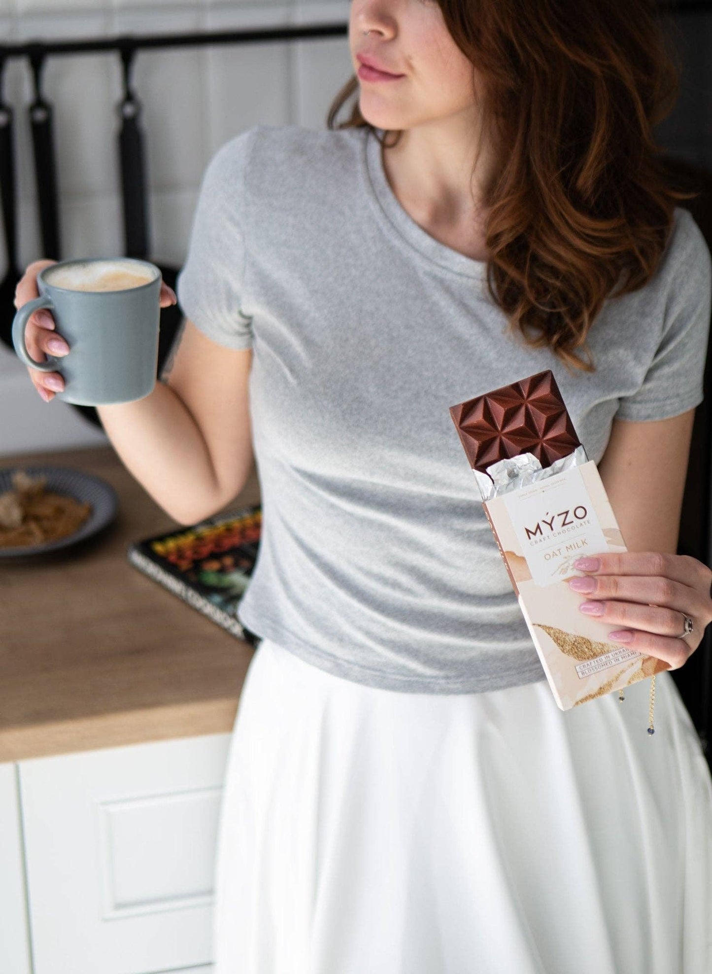 MYZO Oat Milk Chocolate | 48% Vegan Bar with Single-Origin Cacao Made in Ukraine