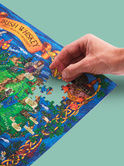 Irish Whiskey Puzzle Made in USA