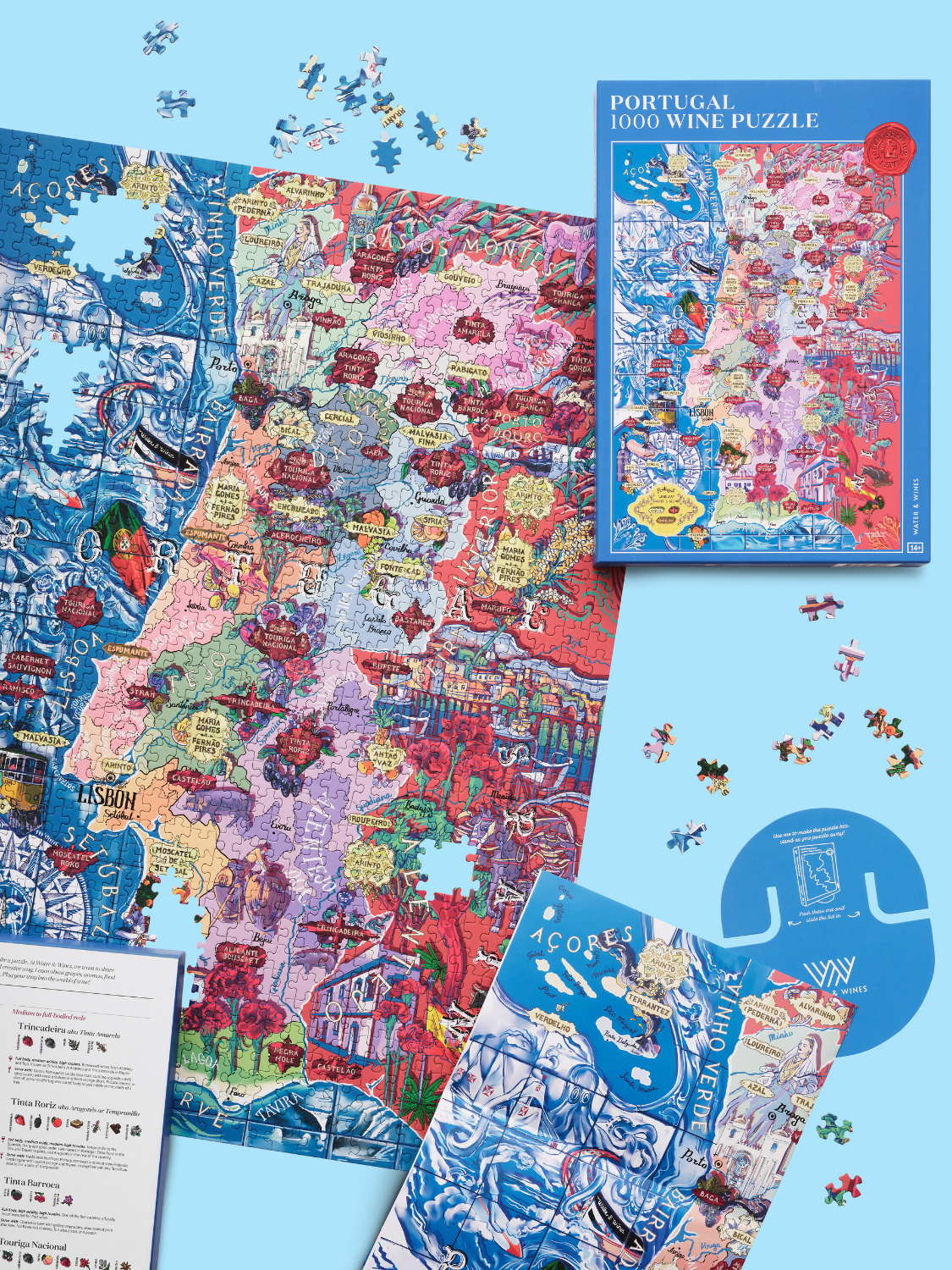 Made in USA Portugal Wine Puzzle