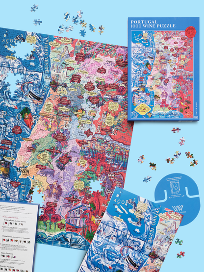 Made in USA Portugal Wine Puzzle