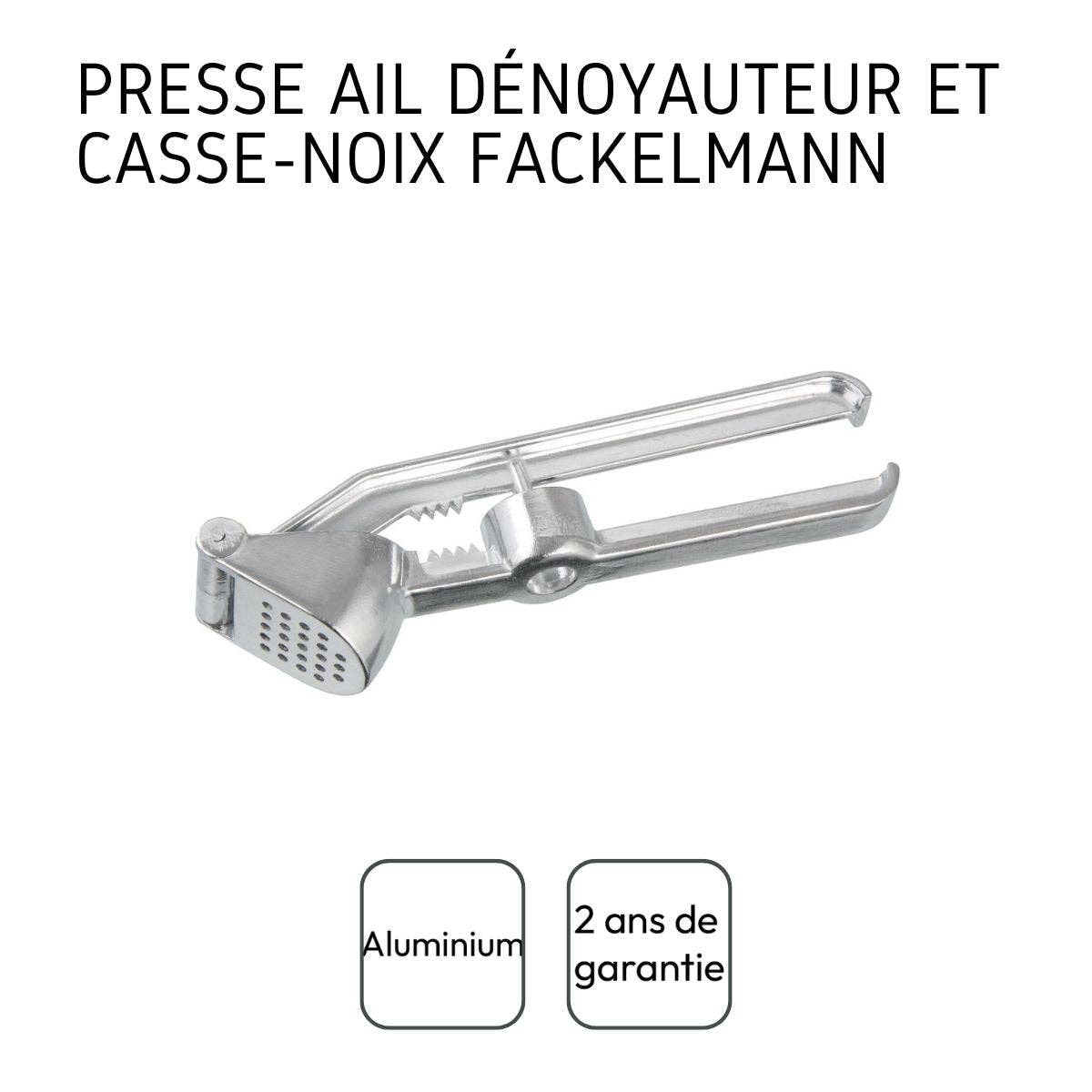 3-in-1 garlic press, pitter, nutcracker