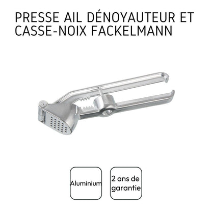 3-in-1 garlic press, pitter, nutcracker