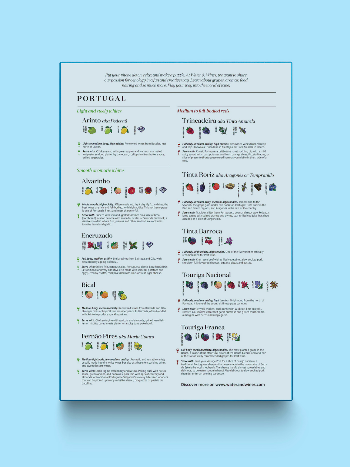 Made in USA Portugal Wine Puzzle