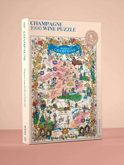 Champagne Wine Puzzle Made in USA
