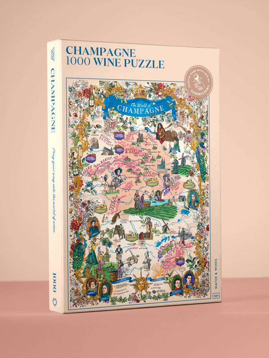 Champagne Wine Puzzle Made in USA