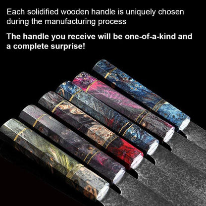 67-Layer Japanese VG10 Damascus Steel Kiritsuke Chef's Knife